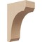 Ekena Millwork 2"W x 4"D x 6"H Classic Legacy Rough Cedar Woodgrain TimberThane Corbel, Primed Tan CORUR02X04X06LGYRCPR - alternate 1